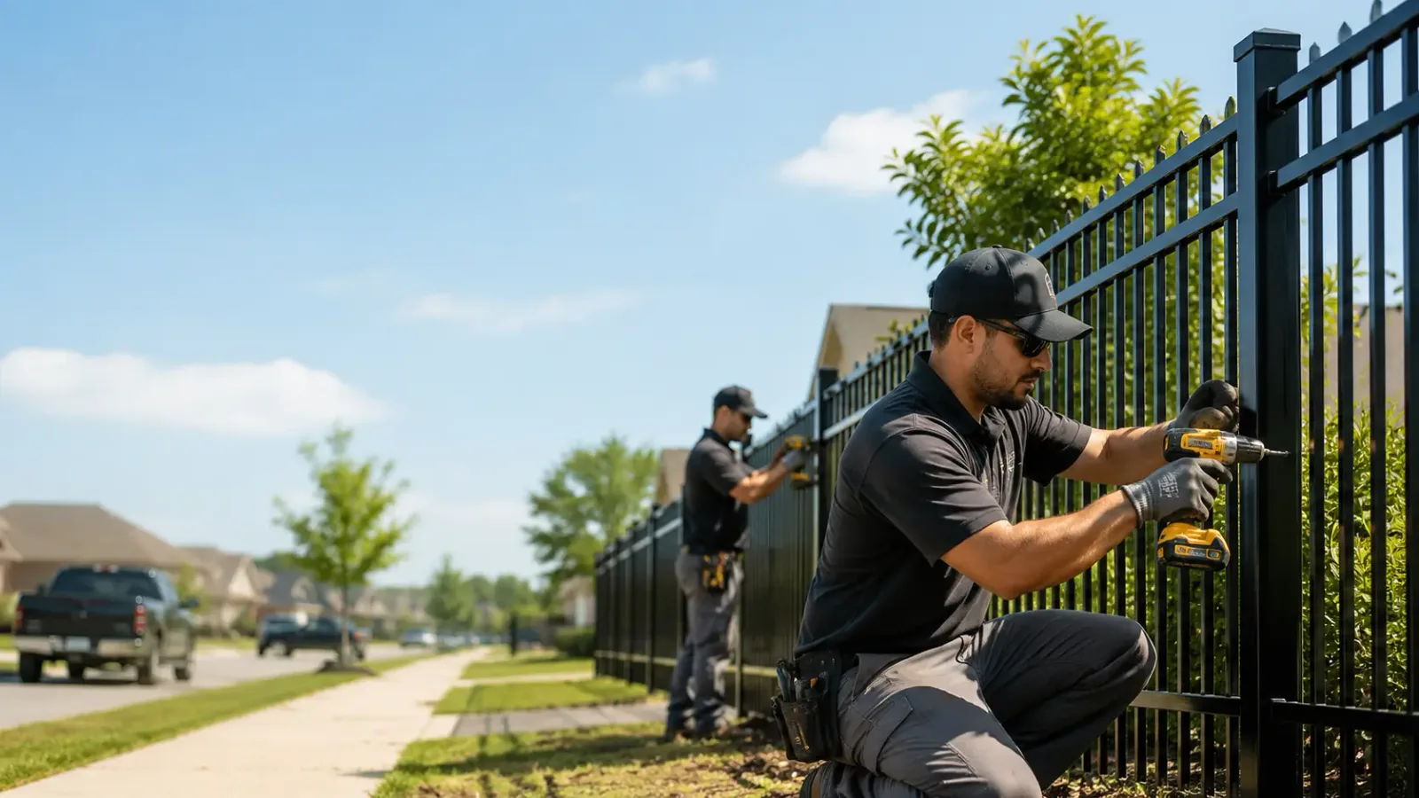 Metal Fence Installation in Rock Hill, SC